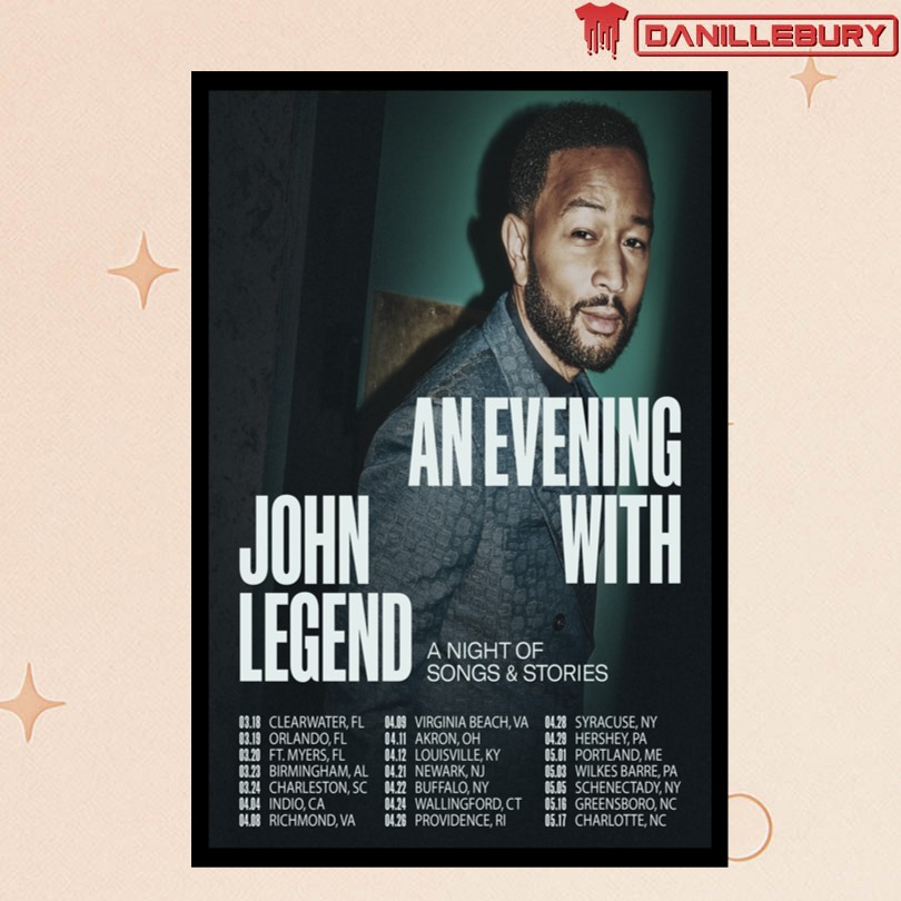 John Legend Fall Tour 2026 Poster