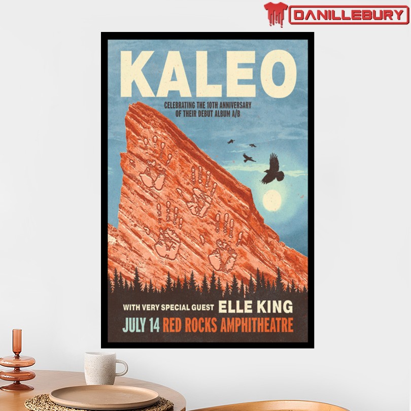 Kaleo July 14 2026 The Red Rocks Amphitheatre Morrison Colorado Poster - Image 2