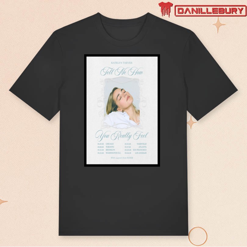 Katelyn Tarver Tell Me How You Really Feel Tour 2026 Poster - Image 3