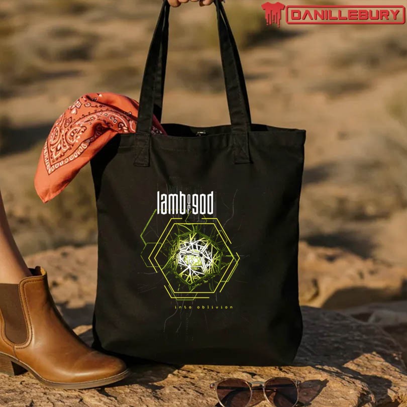 Lamb Of God Into Oblivion Hexagon Tee - Image 3