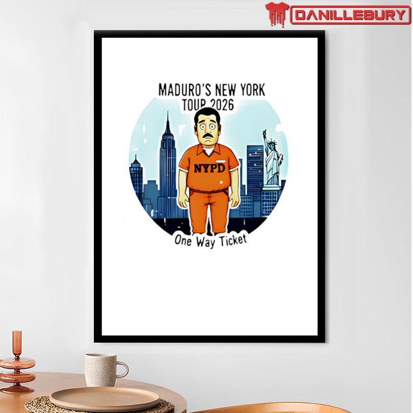 Maduro New York Tour 2026 One Way T-Shirt - Image 4
