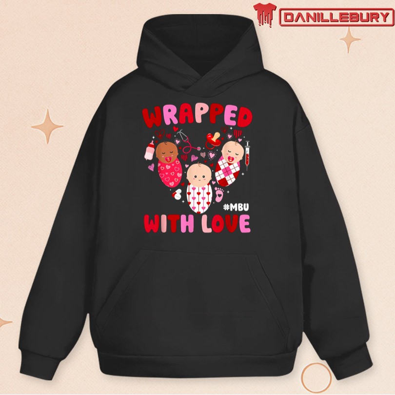 MBU Valentine Mother Nurse Valentines Day T-Shirt - Image 2