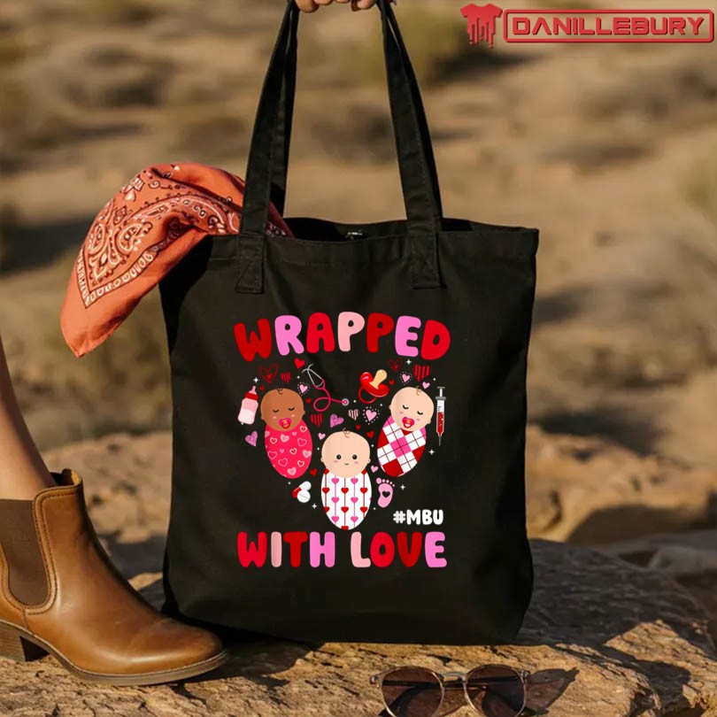 MBU Valentine Mother Nurse Valentines Day T-Shirt - Image 3