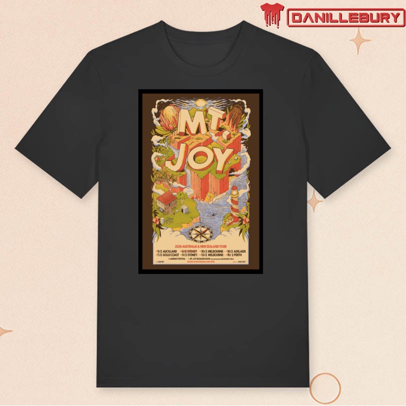Mt. Joy 2026 Australia New Zealand Tour Poster - Image 3