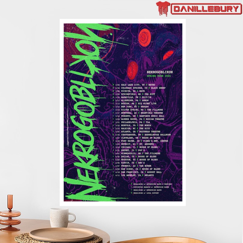 Nekrogoblikon Spring Tour 2026 Poster - Image 2