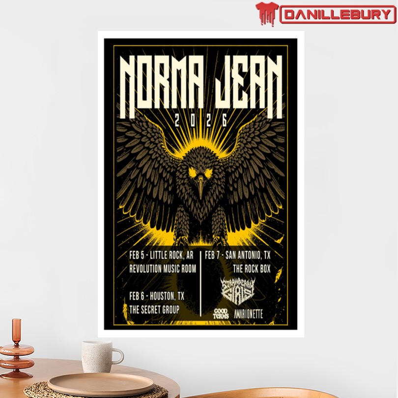 Norma Jean Tour Dates 2026 Poster - Image 2