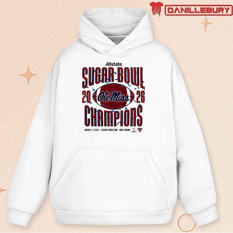 Ole Miss Rebels 2026 Allstate Sugar Bowl Champions T-Shirt - Image 2