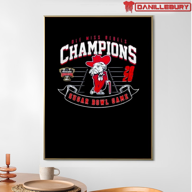 Ole Miss Rebels Sugar Bowl Champions Shirt - Image 4