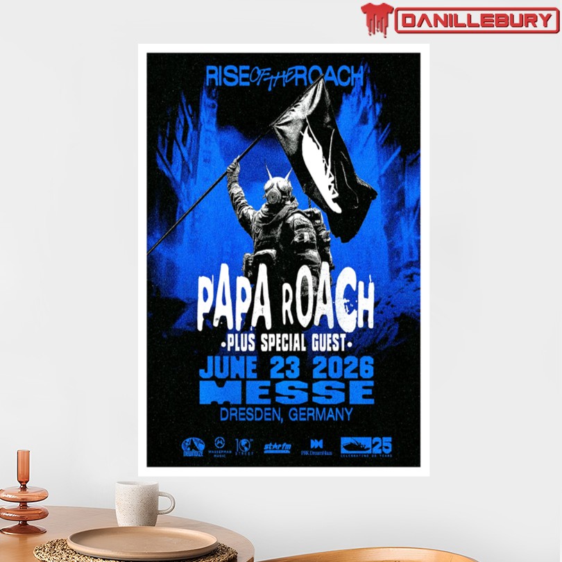Papa Roach June 23 2026 Messe Dresden DE Poster - Image 2