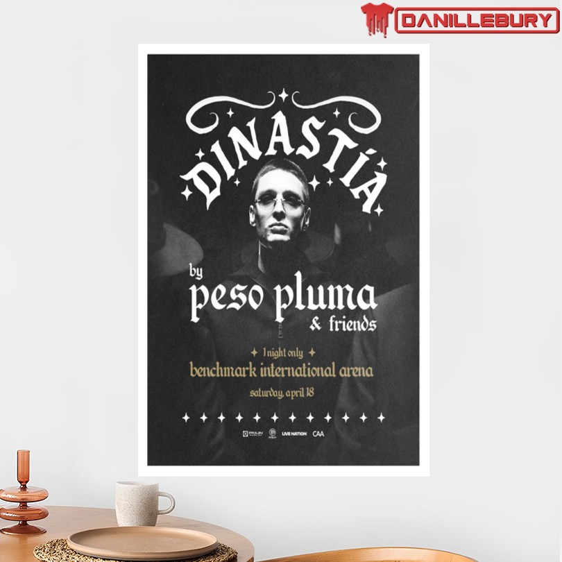 Peso Pluma DINASTIA Tour Apr 18 2026 he Benchmark International Arena in Tampa, FL Poster - Image 2