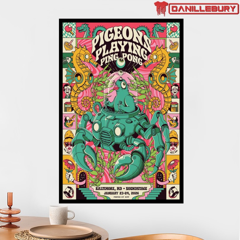 Pigeons Playing Ping Pong Jan 23-24 2026 Baltimore Soundstage Baltimore MD Poster - Image 2
