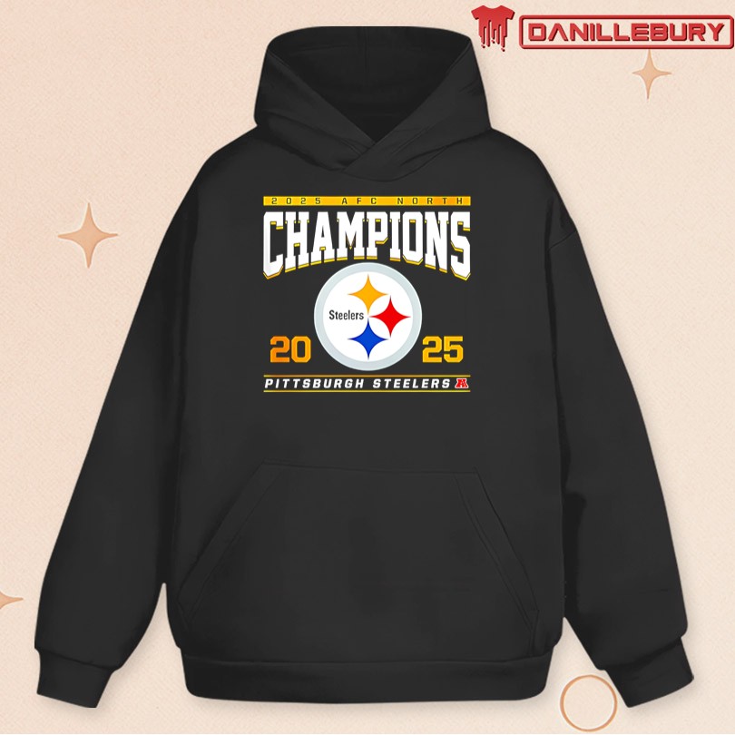 Pittsburgh Steelers AFC North Champions 2025 Classic Shirt - Image 2