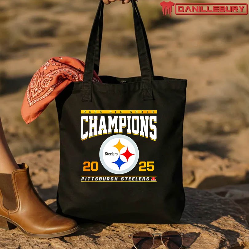 Pittsburgh Steelers AFC North Champions 2025 Classic Shirt - Image 3
