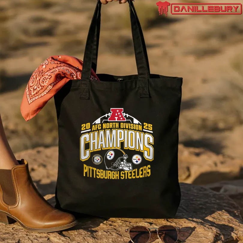 Pittsburgh Steelers AFC North Division Champions 2025 Football Shirt - Image 3