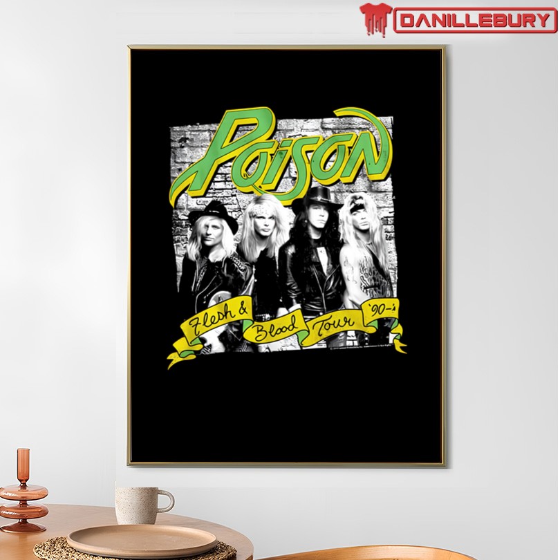 Poison Flesh & Blood Tour 90’s T-Shirt - Image 4