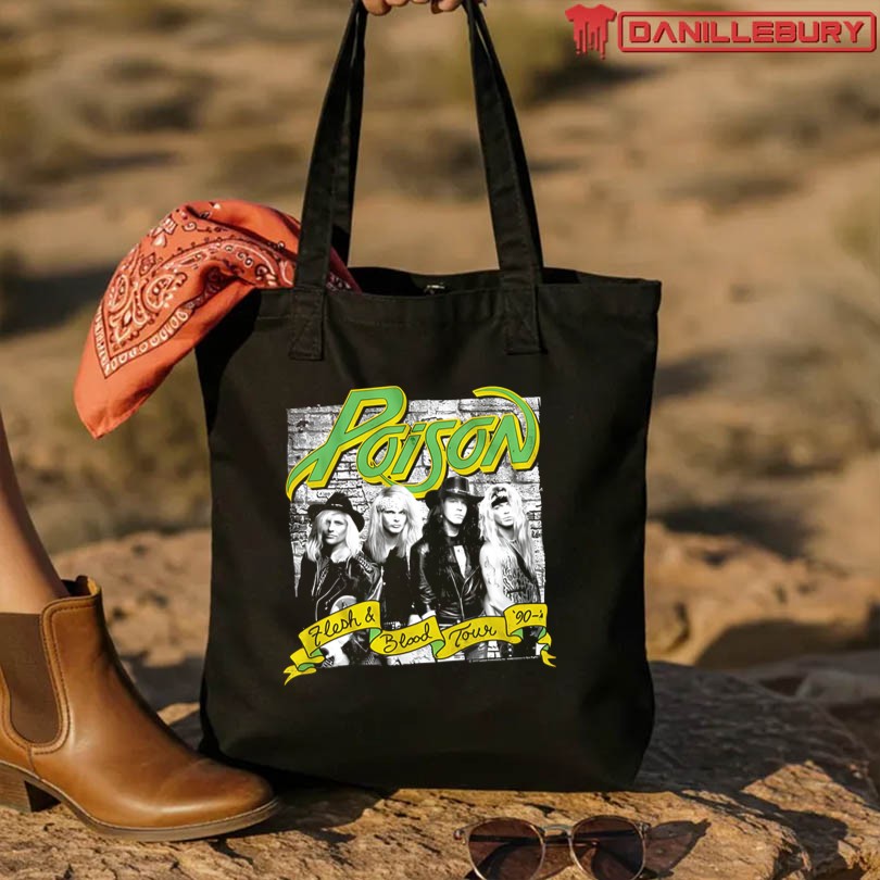Poison Flesh & Blood Tour 90’s T-Shirt - Image 3