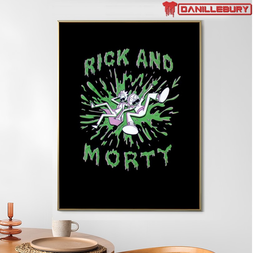 Rick And Morty Green Splat Merch - Image 4