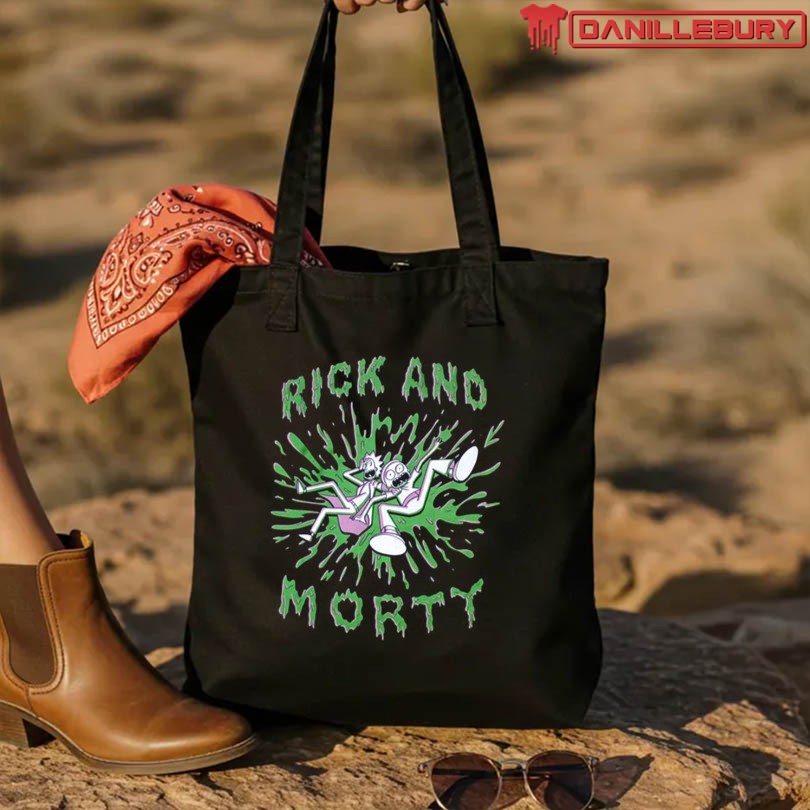 Rick And Morty Green Splat Merch - Image 3