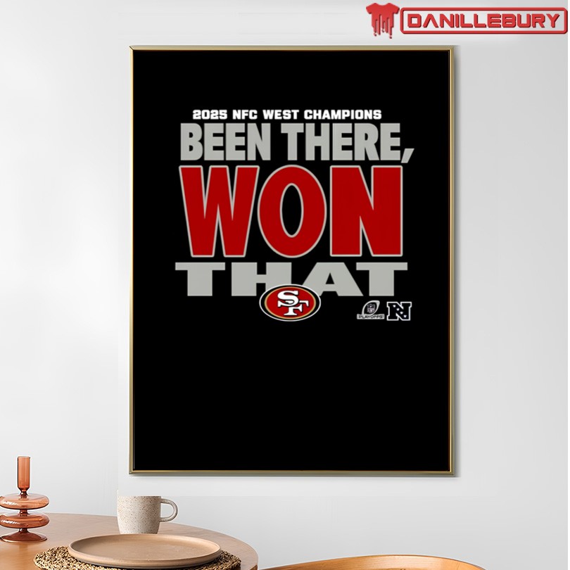 San Francisco 49Ers 2025 NFC West Champions Shirt - Image 4