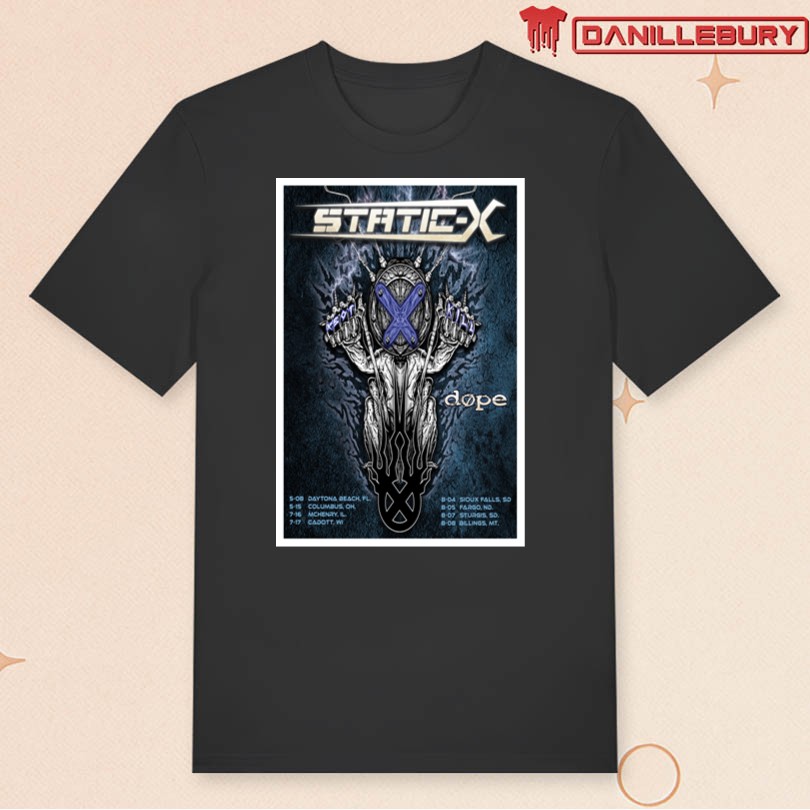 Static-X Summer 2026 Tour Poster - Image 3