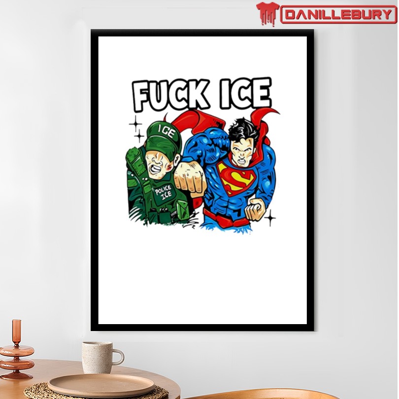 Superman Fuck Ice Police Merch - Image 4