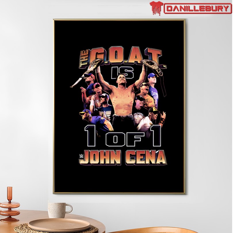 The Goat Is 1 Of 1 John Cena T-Shirt - Image 4