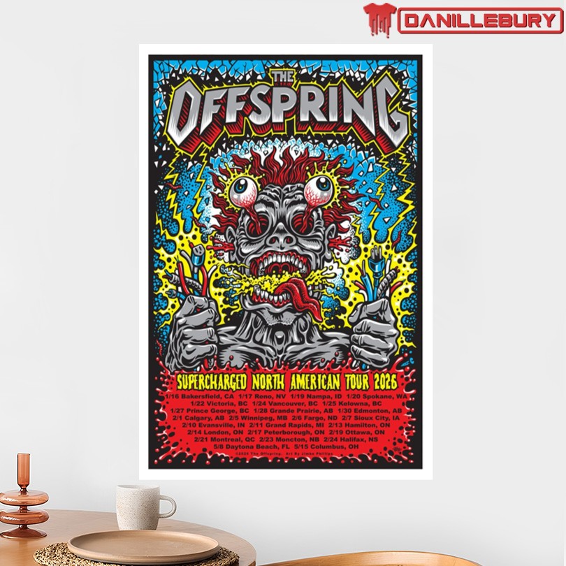 The Offspring Fall Tour 2026 Poster - Image 2