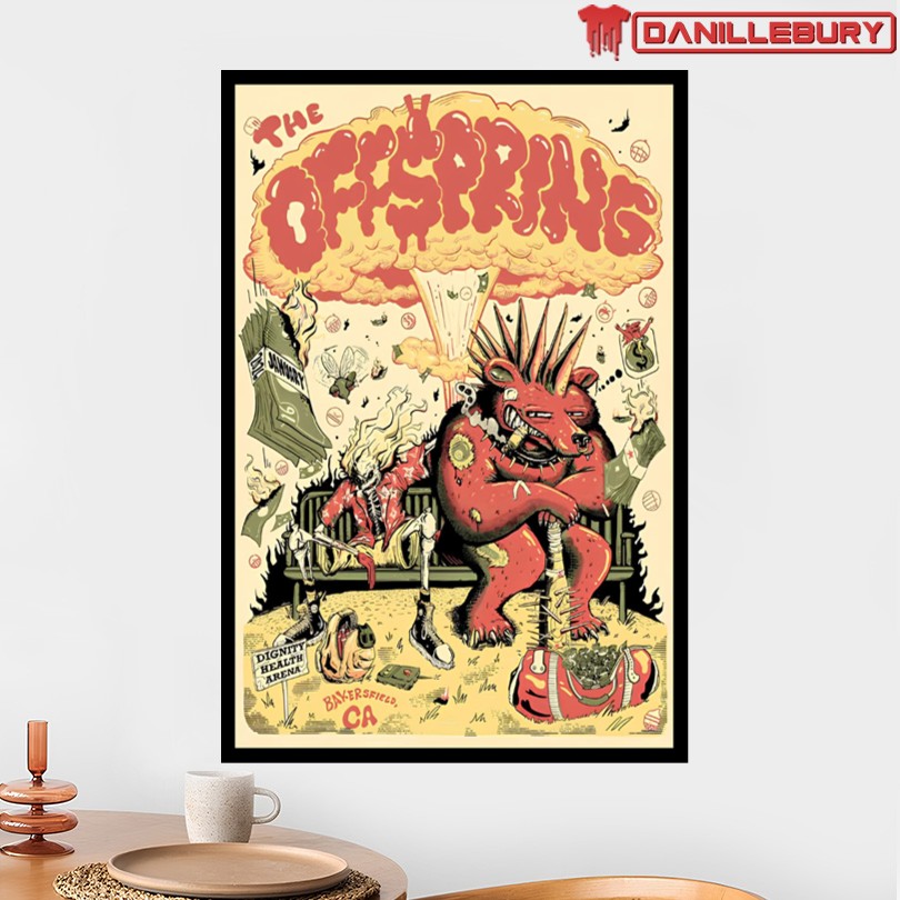 The Offspring Jan 16 2026 Dignity Health Arena Bakersfield CA Poster - Image 2