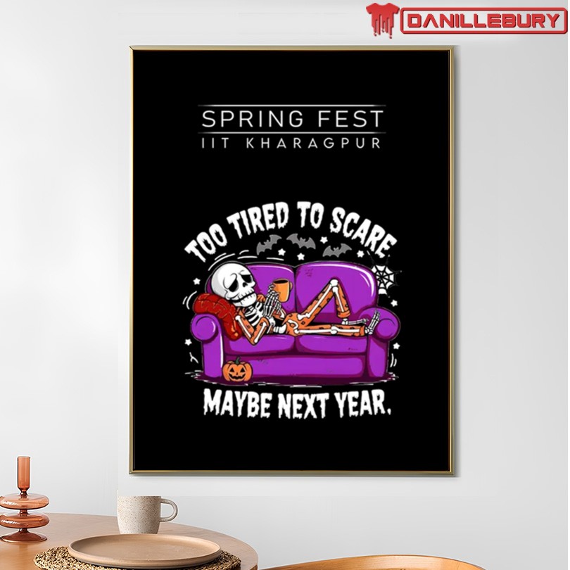 Too Tired to Scare Maybe Next Year T-Shirt - Image 4