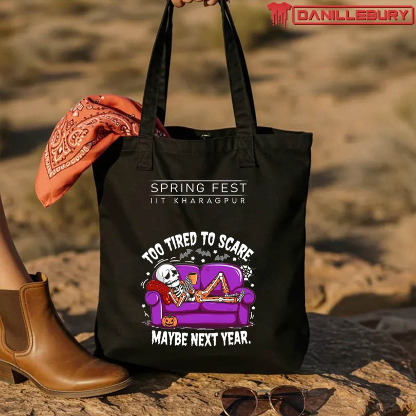 Too Tired to Scare Maybe Next Year T-Shirt - Image 3