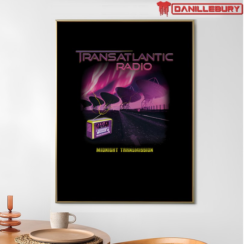 Transatlantic Radio Midnight Transmission T-Shirt - Image 4
