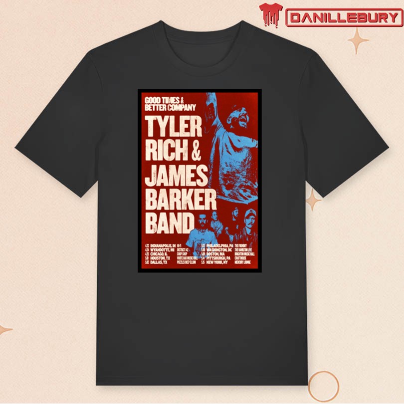 Tyler Rich James Barker Band 2026 Tour Poster - Image 3