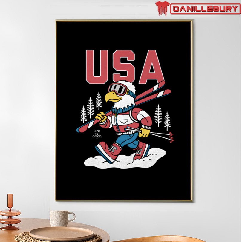 USA Eagle Ski Crusher Tee - Image 4