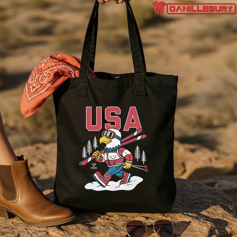 USA Eagle Ski Crusher Tee - Image 3