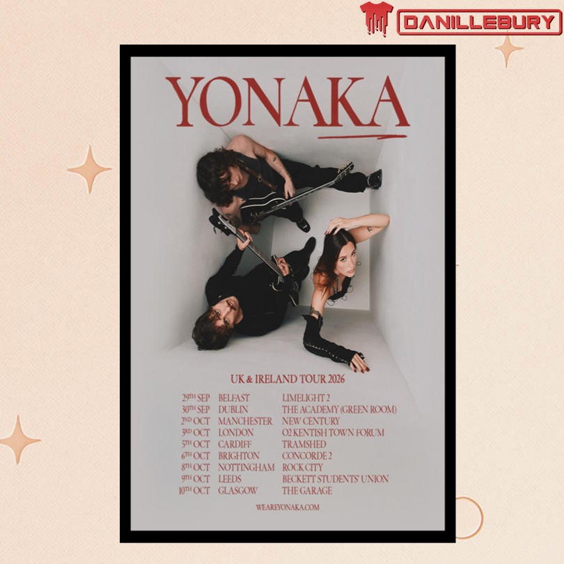 YONAKA TOUR UK IRELAND 2026 POSTER