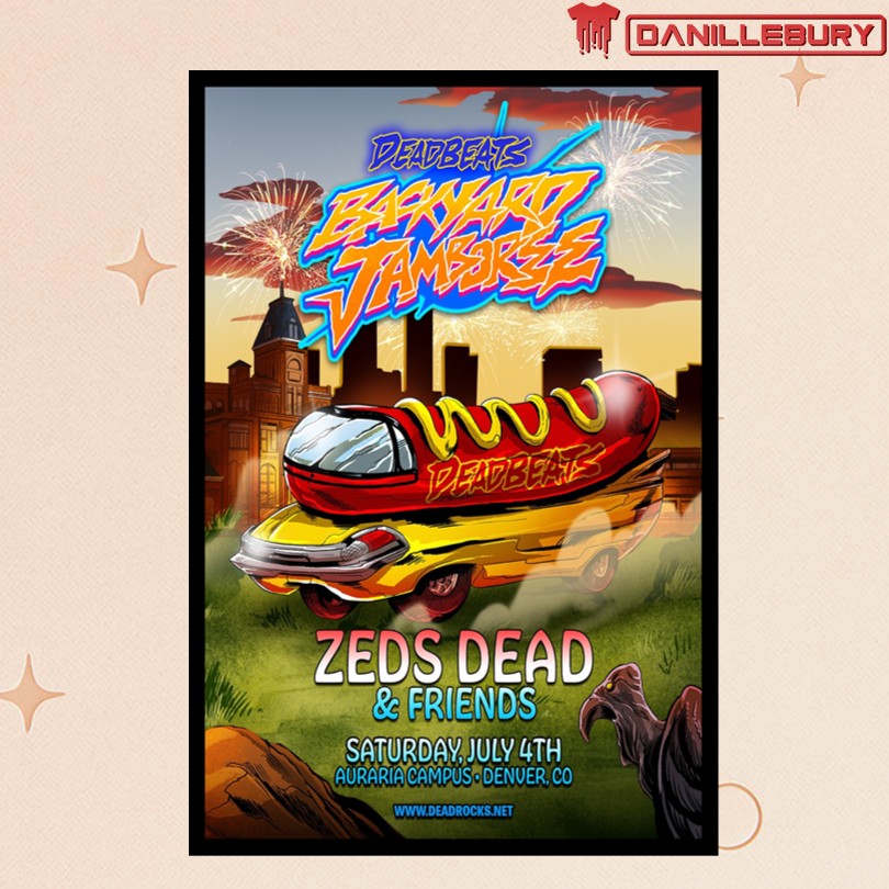 Zeds Dead Auraria Campus Denver Jul 4th 2026 Poster