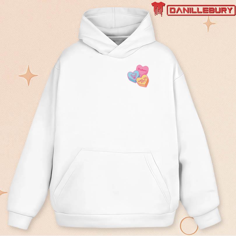 Pittsburgh Panthers Candy Heart Valentine 2026 T-Shirt - Image 2