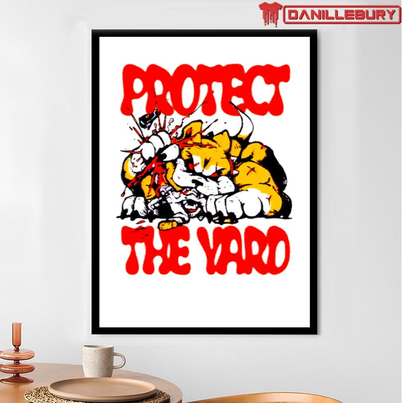 Protect The Yard Beware Of The Dawgs Merch - Image 3