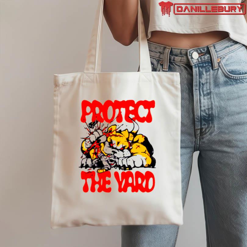 Protect The Yard Beware Of The Dawgs Merch - Image 4