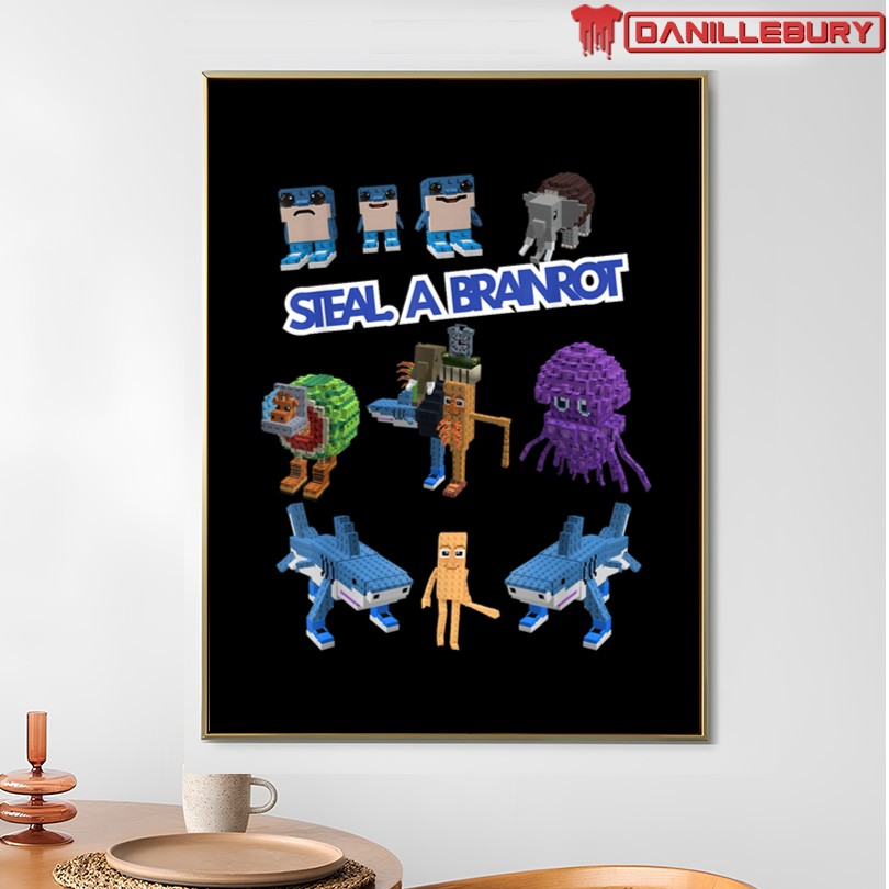 Sigma Entrepreneur Steal a Brain Rot Fan Merch T-Shirt - Image 4