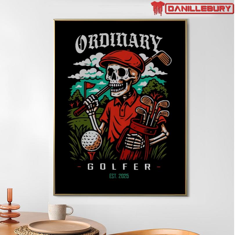 Ordinary Golfer Skeleton Caddy Merch - Image 3