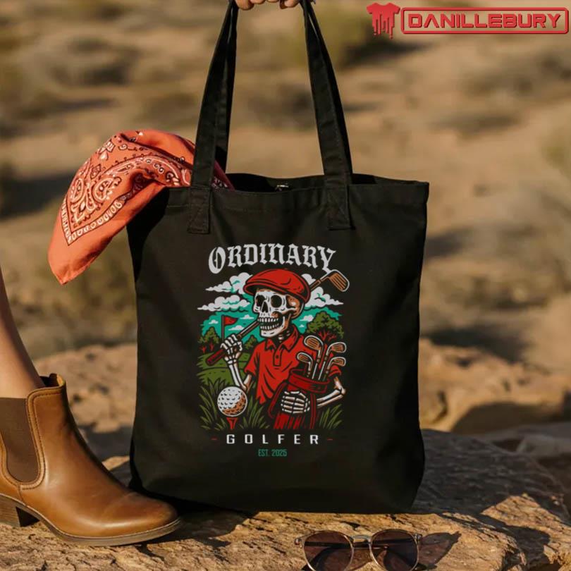 Ordinary Golfer Skeleton Caddy Merch - Image 4