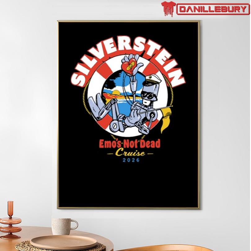 Silverstein Emo's Not Dead Cruise 2026 Shirt - Image 3