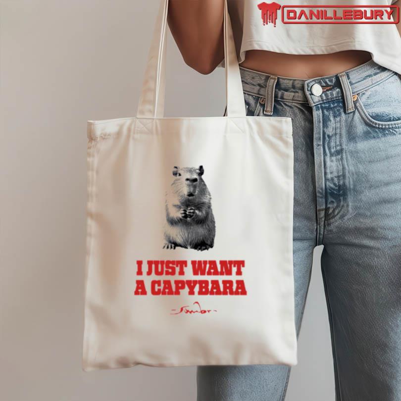 Sombr I Just Want A Capybara Tee - Image 4